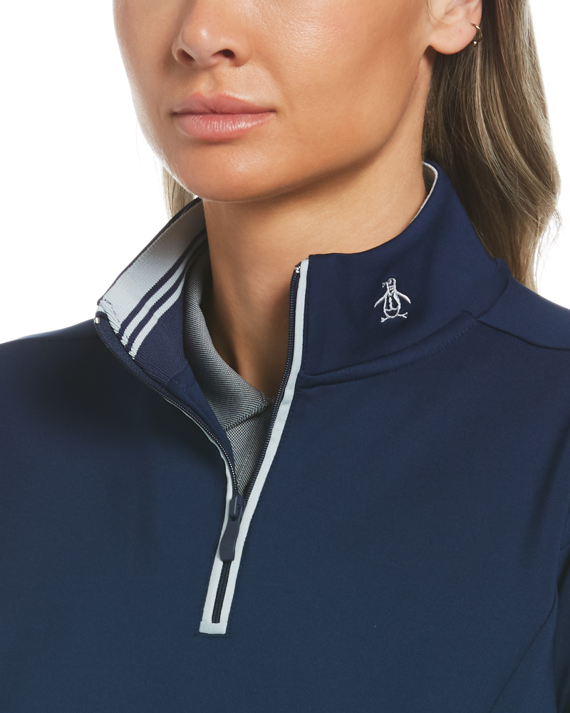 LADIES CLUBHOUSE MOCK PULLOVER