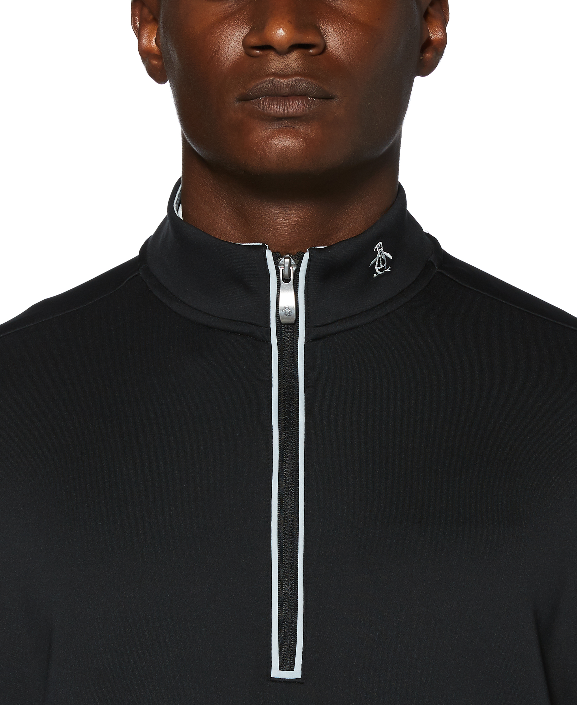 ORIGINAL PENGUIN® CLUBHOUSE MOCK ¼ ZIP PULLOVER. OGKSA049