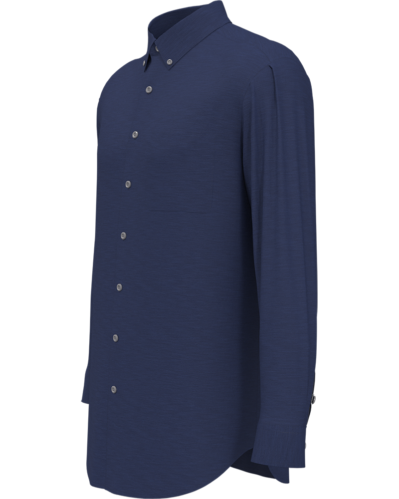 HEATHERED WOVEN SHIRT