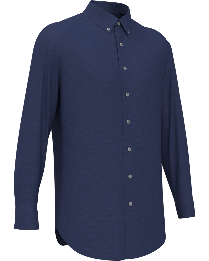 HEATHERED WOVEN SHIRT