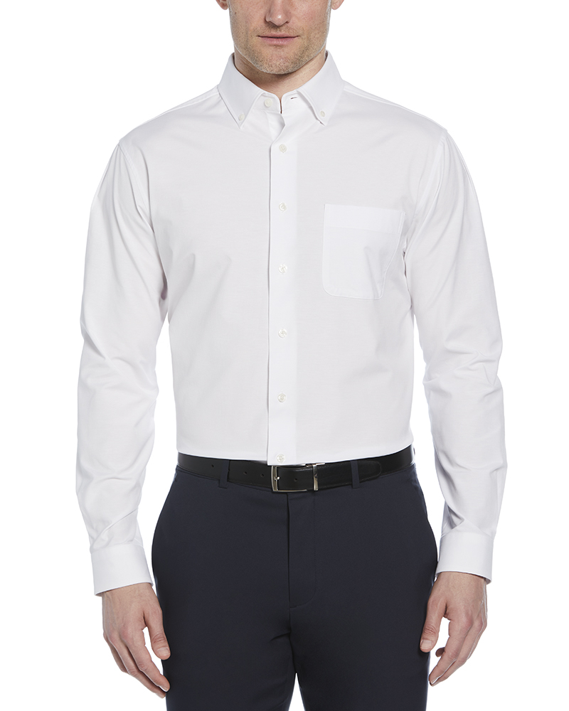 HEATHERED WOVEN SHIRT