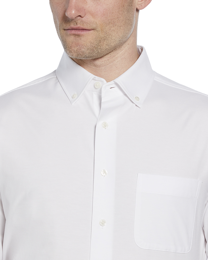 HEATHERED WOVEN SHIRT