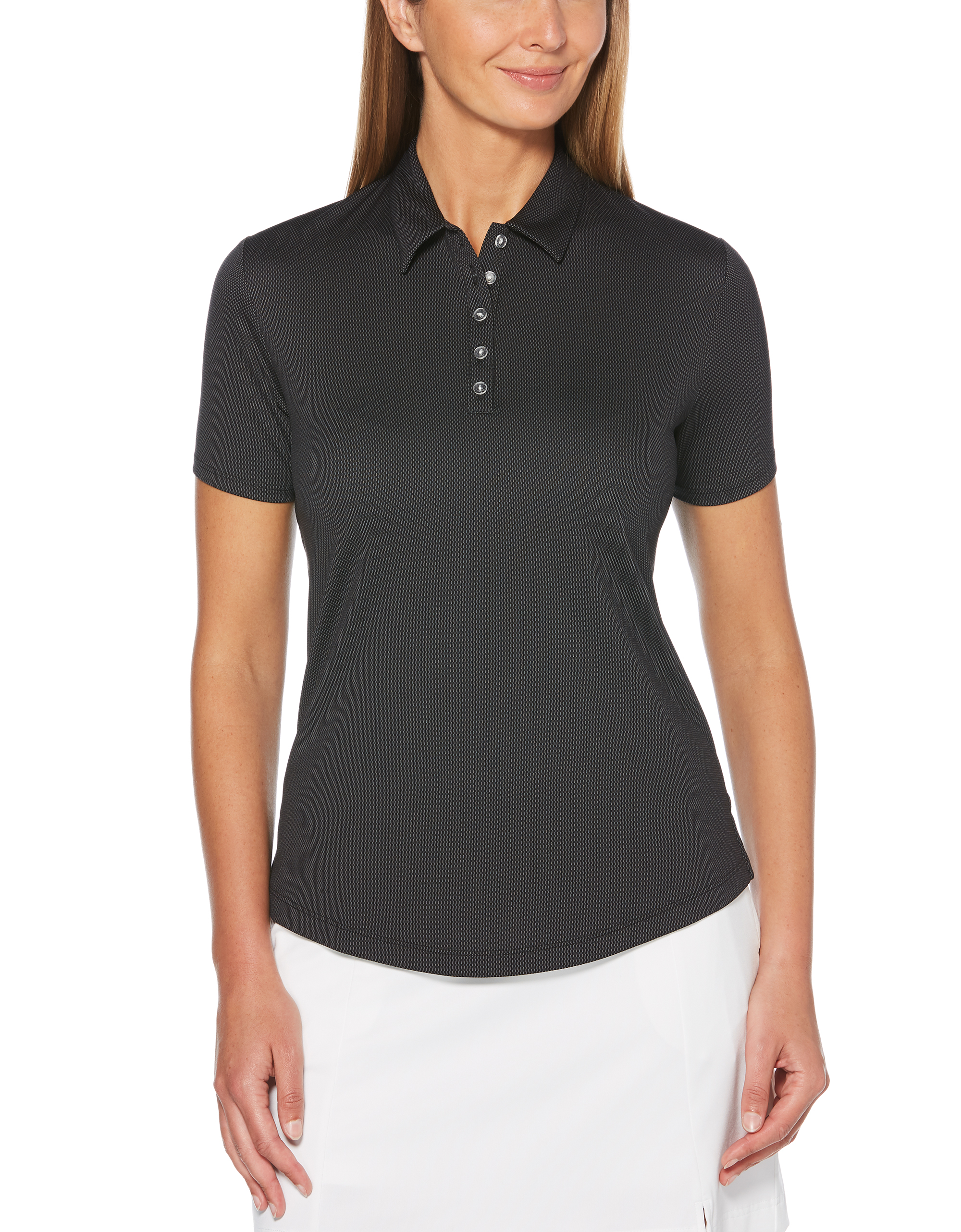 LADIES BIRDSEYE POLO