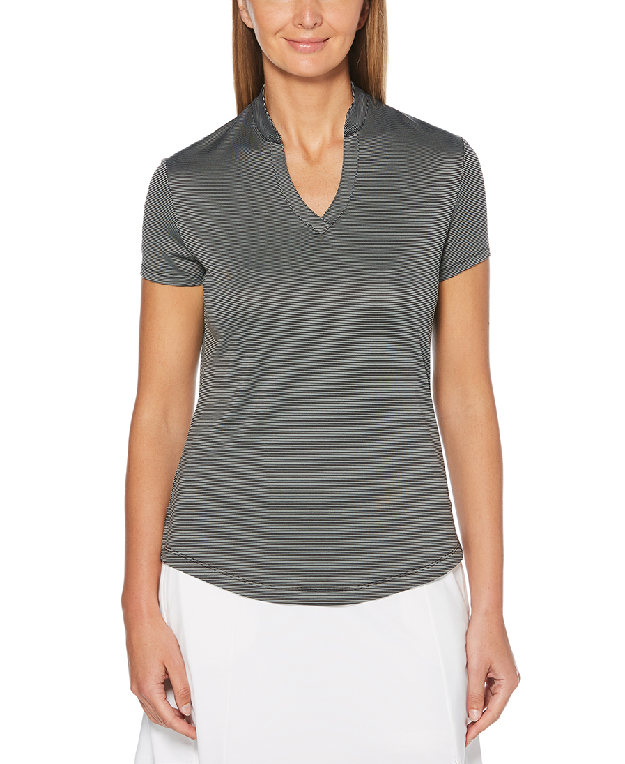 FINE LINE STRIPE POLO