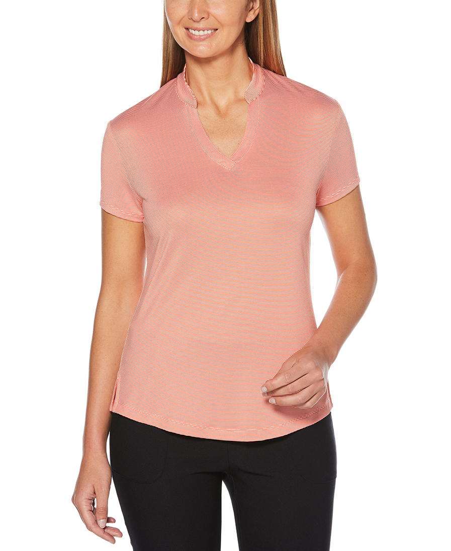 FINE LINE STRIPE POLO