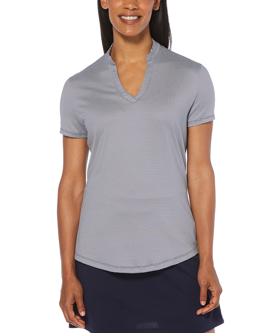 FINE LINE STRIPE POLO