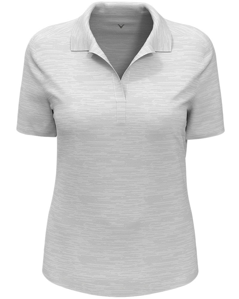 LADIES BROKEN STRIPE POLO