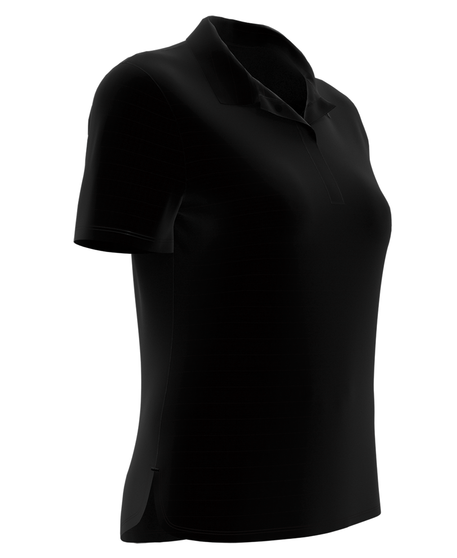 LADIES ECO HORIZONTAL TEXTURED POLO